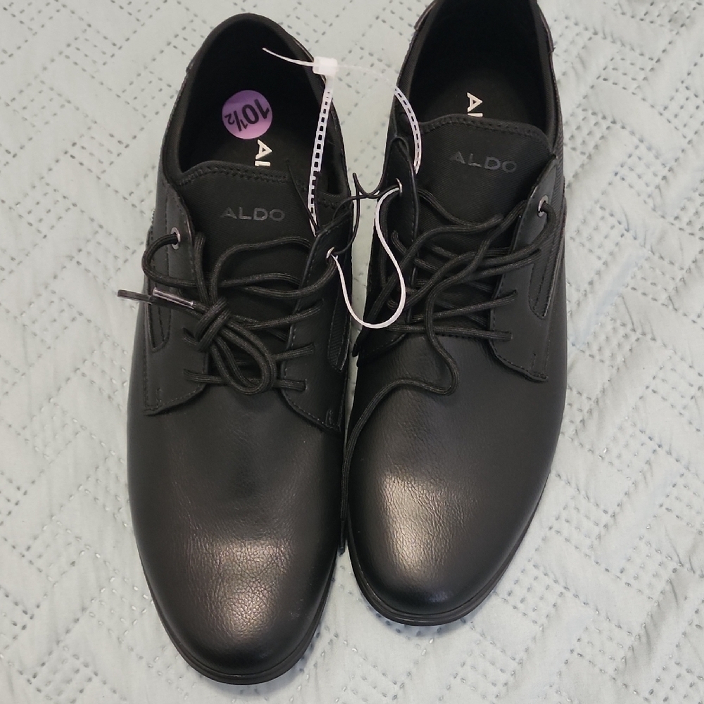 Aldo Men's Sleek Black Derbys